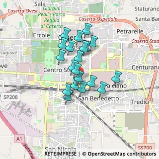 Mappa Piazza Aldo Moro, 81100 Caserta CE, Italia (0.688)