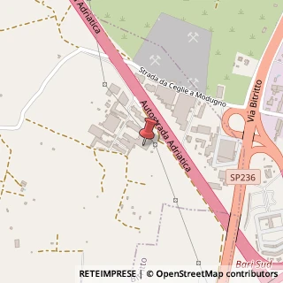 Mappa Via Dei Cedri, 70026 Modugno, Bari (Puglia)