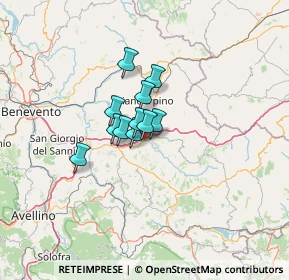 Mappa Contrada Ruvitiello, 83035 Grottaminarda AV, Italia (7.35455)