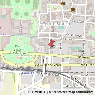 Mappa Via Cesare Battisti, 43, 81100 Caserta, Caserta (Campania)