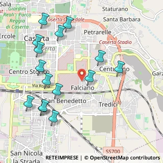 Mappa Via San Gennaro, 81100 Caserta CE, Italia (1.272)