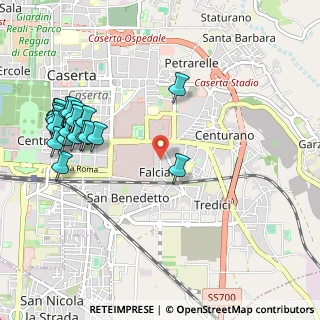 Mappa Via San Gennaro, 81100 Caserta CE, Italia (1.325)