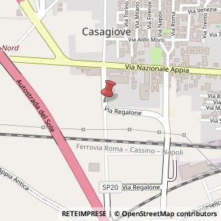 Mappa Via Regalone, 3, 81022 Casagiove, Caserta (Campania)