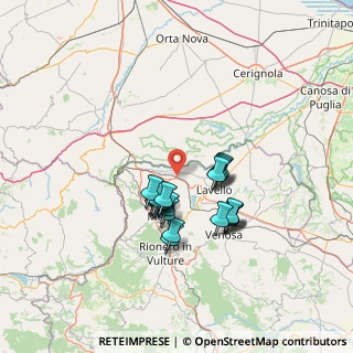 Mappa Via montelungo, 85025 Melfi PZ, Italia (11.73)