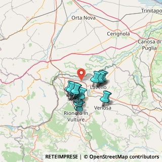 Mappa Via montelungo, 85025 Melfi PZ, Italia (10.5795)