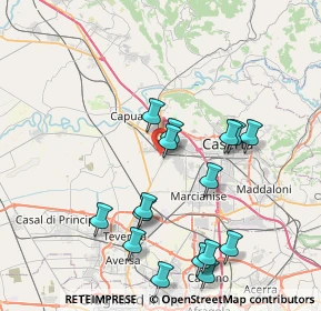 Mappa Strada Comunale Campo, 81055 Santa Maria Capua Vetere CE, Italia (8.76563)