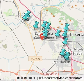 Mappa Strada Comunale Campo, 81055 Santa Maria Capua Vetere CE, Italia (3.73714)