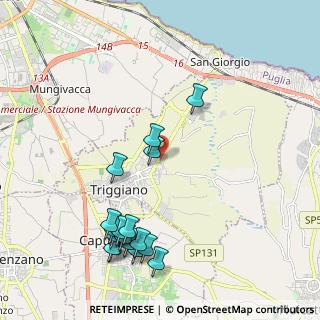 Mappa Via Beltrami, 70019 Triggiano BA, Italia (2.53765)