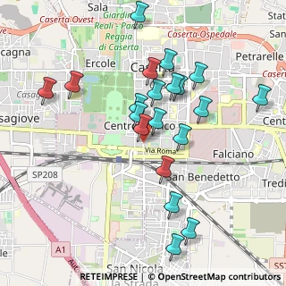 Mappa Via Gian Battista Vico, 81100 Caserta CE, Italia (1.021)