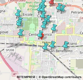 Mappa Via Gian Battista Vico, 81100 Caserta CE, Italia (1.125)