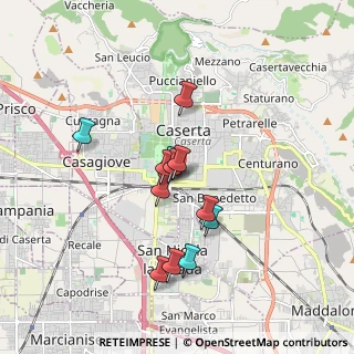 Mappa Via Giovanbattista Vico, 81100 Caserta CE, Italia (1.515)