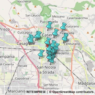 Mappa Via Giambattista Vico, 81100 Caserta CE, Italia (1.226)