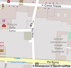 Mappa Vicolo Centore, 81100 Caserta CE, Italia (0.05385)
