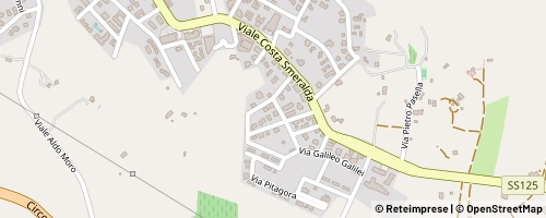 Mappa Arzachena