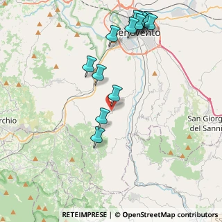 Mappa Via Giacomo Zamparelli, 82010 San Leucio del Sannio BN, Italia (4.89462)