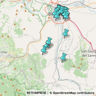 Mappa Via Giacomo Zamparelli, 82010 San Leucio del Sannio BN, Italia (5.295)