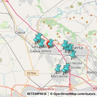 Mappa Via Appia angolo, 81054 San Prisco CE, Italia (3.47727)