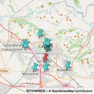 Mappa Via Vincenzo Gemito, 81100 Caserta CE, Italia (2.89583)