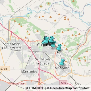 Mappa Via Vincenzo Gemito, 81100 Caserta CE, Italia (1.28636)