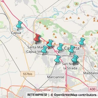 Mappa Via Enrico Fermi, 81020 Casapulla CE, Italia (3.64727)
