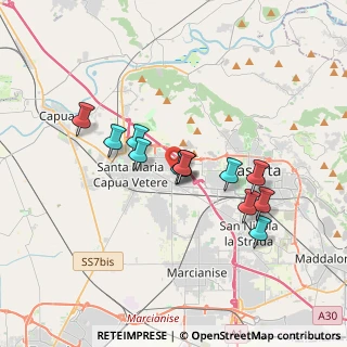 Mappa Via Enrico Fermi, 81020 Casapulla CE, Italia (3.30385)