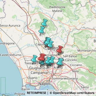Mappa Via Enrico Fermi, 81020 Casapulla CE, Italia (11.1195)