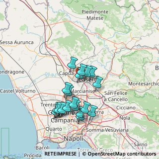 Mappa Via Enrico Fermi, 81020 Casapulla CE, Italia (14.055)