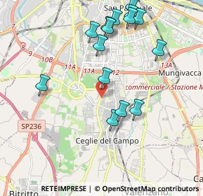 Mappa SP 183 Ceglie Loseto, 70124 Bari BA, Italia (2.27667)