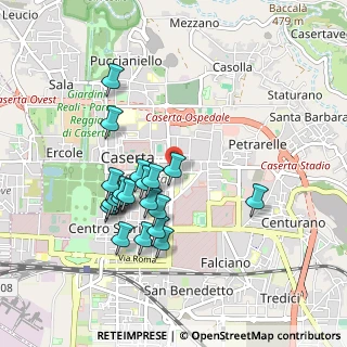 Mappa Piazza Pitesti, 81100 Caserta CE, Italia (0.921)