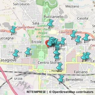 Mappa Corso Giannone, 81100 Caserta CE, Italia (1.0105)