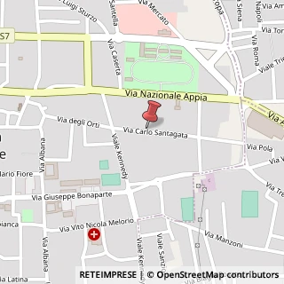 Mappa Via Carlo Santagata, 19/21, 81055 Santa Maria Capua Vetere, Caserta (Campania)