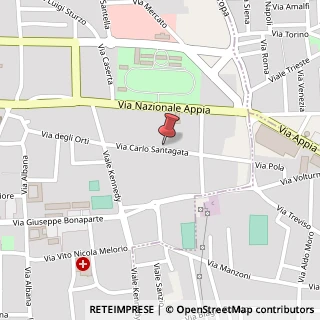 Mappa Via Carlo Santagata, 59, 81055 Santa Maria Capua Vetere, Caserta (Campania)