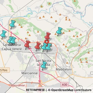 Mappa Via G.M.Bosco, 81100 Caserta CE, Italia (4.44818)