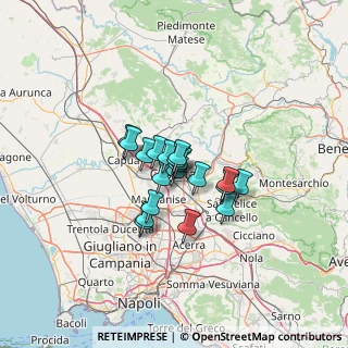 Mappa Via G.M.Bosco, 81100 Caserta CE, Italia (8.278)