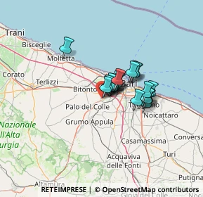 Mappa Km. 115, 70026 Modugno BA, Italia (8.709)