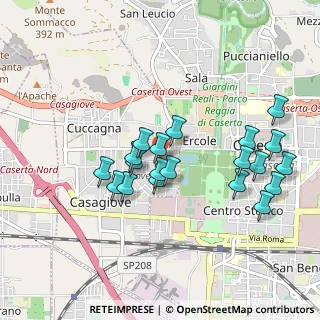 Mappa Via Lazio, 81022 Casagiove CE, Italia (0.954)