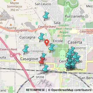 Mappa Via Lazio, 81022 Casagiove CE, Italia (1.2995)