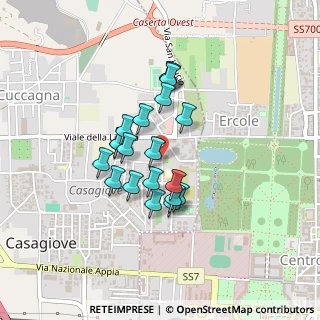 Mappa Via Lazio, 81022 Casagiove CE, Italia (0.3565)