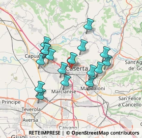 Mappa Via Lazio, 81022 Casagiove CE, Italia (6.52941)