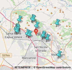 Mappa Via Lazio, 81022 Casagiove CE, Italia (3.67313)