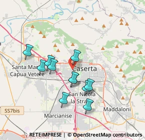 Mappa Via Lazio, 81022 Casagiove CE, Italia (3.28182)