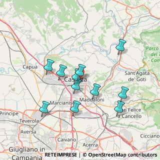 Mappa Via Capitano Luigi Laviano, 81100 Caserta CE, Italia (7.08364)