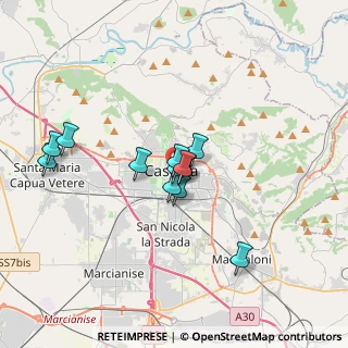 Mappa Via M. G. Bosco, 81100 Caserta CE, Italia (2.89917)