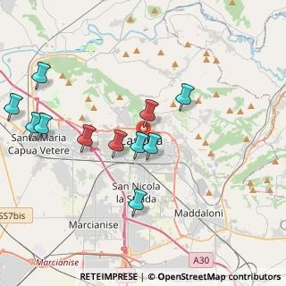 Mappa Via M. G. Bosco, 81100 Caserta CE, Italia (4.36455)