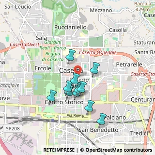 Mappa Via M. G. Bosco, 81100 Caserta CE, Italia (0.77455)