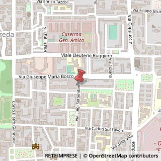 Mappa Via Luigi Settembrini, 33, 81100 Caserta, Caserta (Campania)