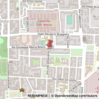 Mappa Via Luigi Settembrini, 36, 81100 Caserta, Caserta (Campania)