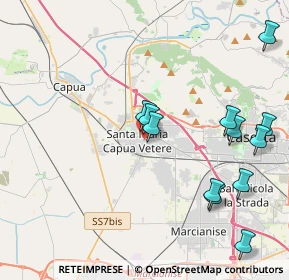 Mappa Via G. Matarazzo, 81055 Santa Maria Capua Vetere CE, Italia (4.8775)