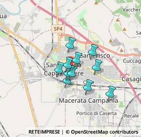 Mappa Via G. Matarazzo, 81055 Santa Maria Capua Vetere CE, Italia (1.15273)