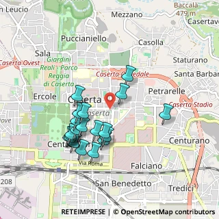 Mappa Piazza Carlo Cattaneo, 81100 Caserta CE, Italia (0.9295)